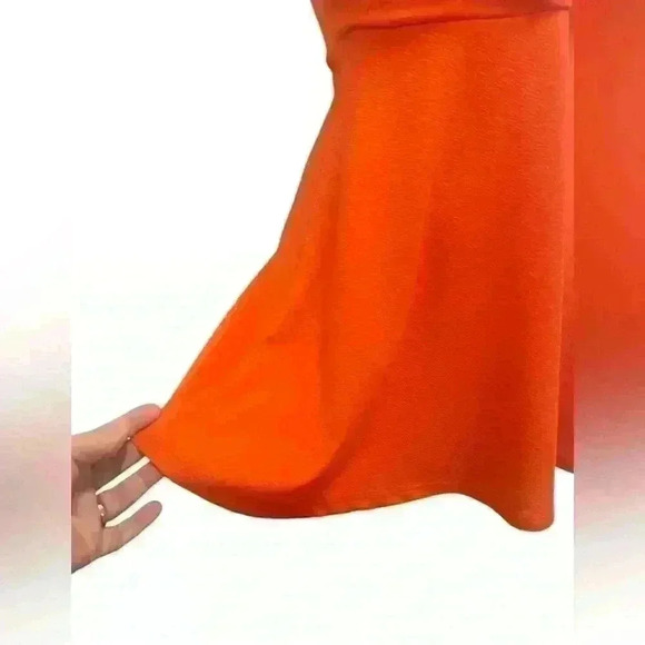 Sexy wraparound orange maxi dress - Picture 4 of 4